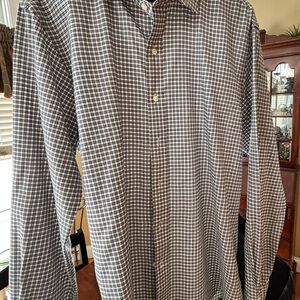 Ralph Lauren Men's Checkered Shirt - Black and White